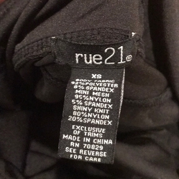 NWOT metallic green/black leggings - Picture 4 of 4